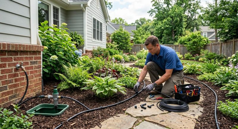 Garden Irrigation Installation in Aiken, SC
