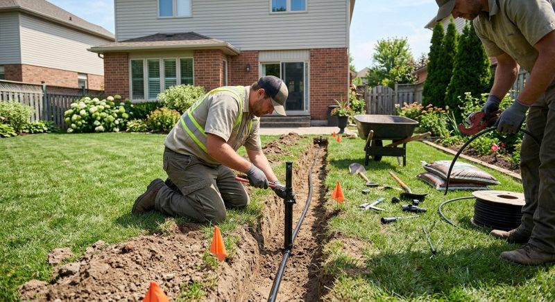 Outdoor Sprinkler Installation in Aiken, SC