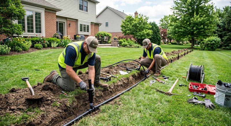 Outdoor Sprinkler Installation in Aiken, SC