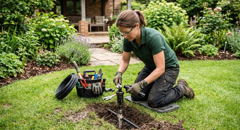 Sprinkler Line Repair in Ventura County, CA